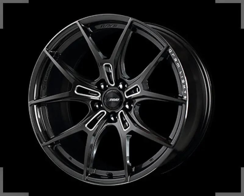 Gram Lights 57Fxz Forged Alloy Wheel — 20X10.5, +36 Offset, 5X120, Super Dark Gunmetal W/ Machined Lip 1