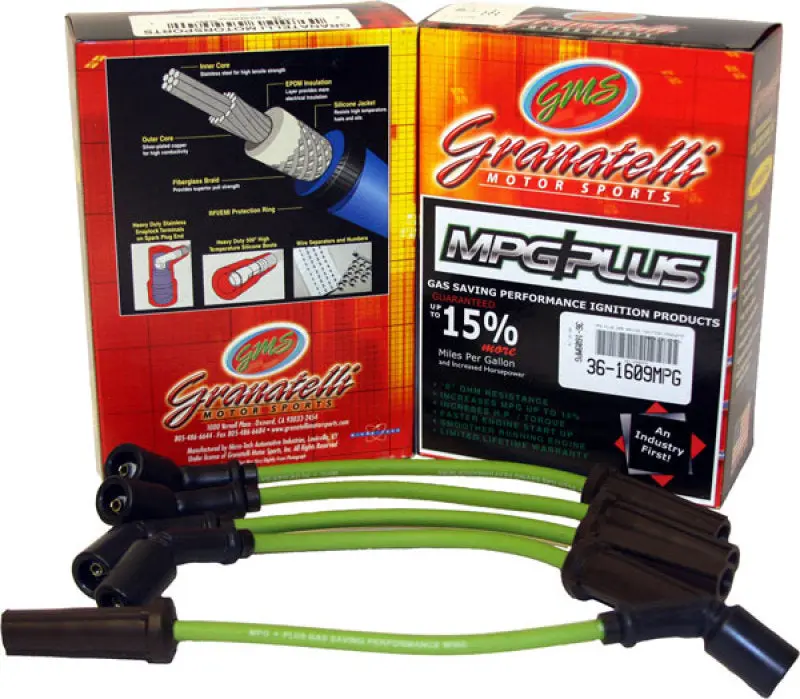 Granatelli 82-84 Chevrolet Camaro 6Cyl 2.8L Mpg Plus Ignition Wires 1