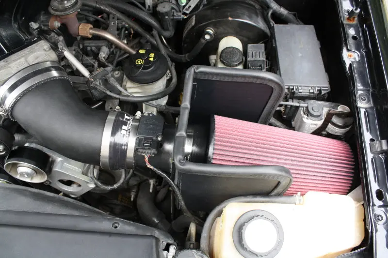 Jlt 99-04 Ford Lightning Black Textured Big Air Intake Kit W/Red Filter 1