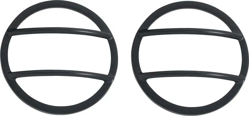 Kentrol Fog Light Covers For 2007–2018 Jeep Wrangler Jk – Powder-Coated Black Pair 1