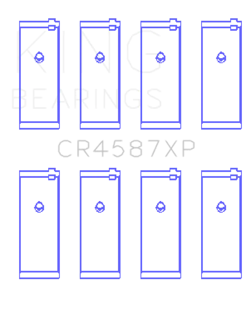 King Performance Rod Bearing Set – Nissan Sr20Det (Gtir Fwd), 16-Valve, Standard Size 1