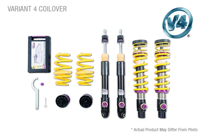 Kw Variant 4 Coilover Kit For Porsche 911 (992) Carrera 2/2S Coupe – Includes Lift System Compatibility (Non-Pasm) 1