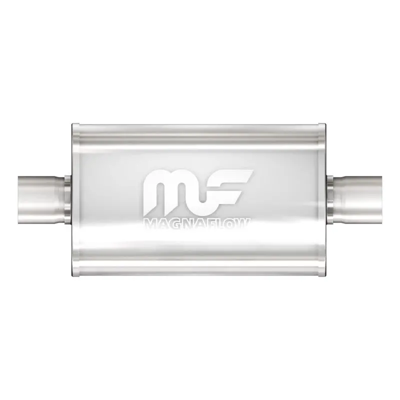 Magnaflow Stainless Steel Straight-Through Performance Muffler – 24" X 5" X 8", Dual 2.5" Inlet/Outlet 1
