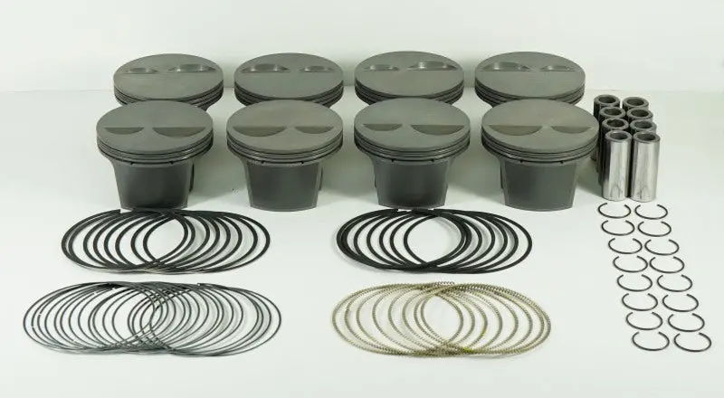 Mahle Motorsports Forged Piston Set For Small-Block Chevy 383Ci (4.030" Bore, 3.750" Stroke, 6.125" Rod, .0927" Pin, -2Cc Dish, 11.5:1 Cr) 1