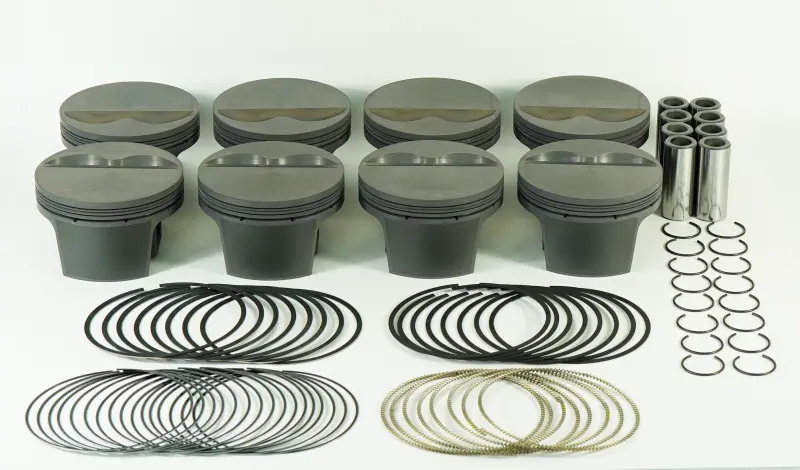 Mahle Ms Forged Piston Set For Small-Block Chevy 383Ci – 4.030" Bore, 3.750" Stroke, 11.1:1 Cr 1