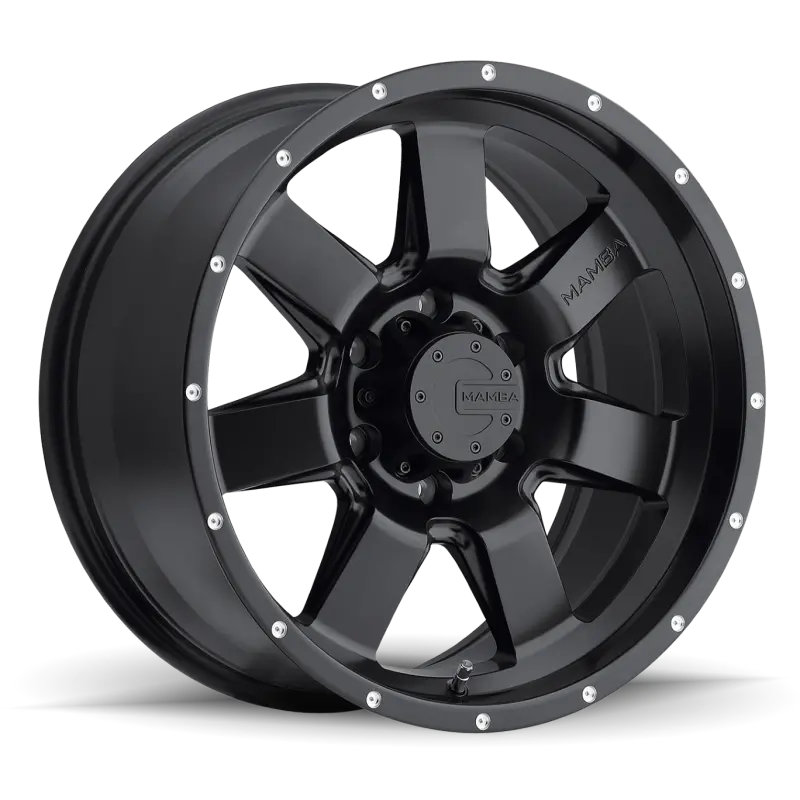 Mamba M14 Matte Black Wheel – 18×9", 6×135Mm, +25Mm Offset, Drilled For Multiple Applications 1