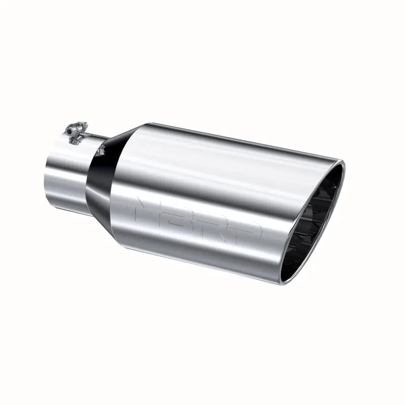 Mbrp Universal Exhaust Tip – 8-Inch Outer Diameter, Rolled Edge, 5-Inch Inlet, 18-Inch Length, T304 Stainless Steel 1