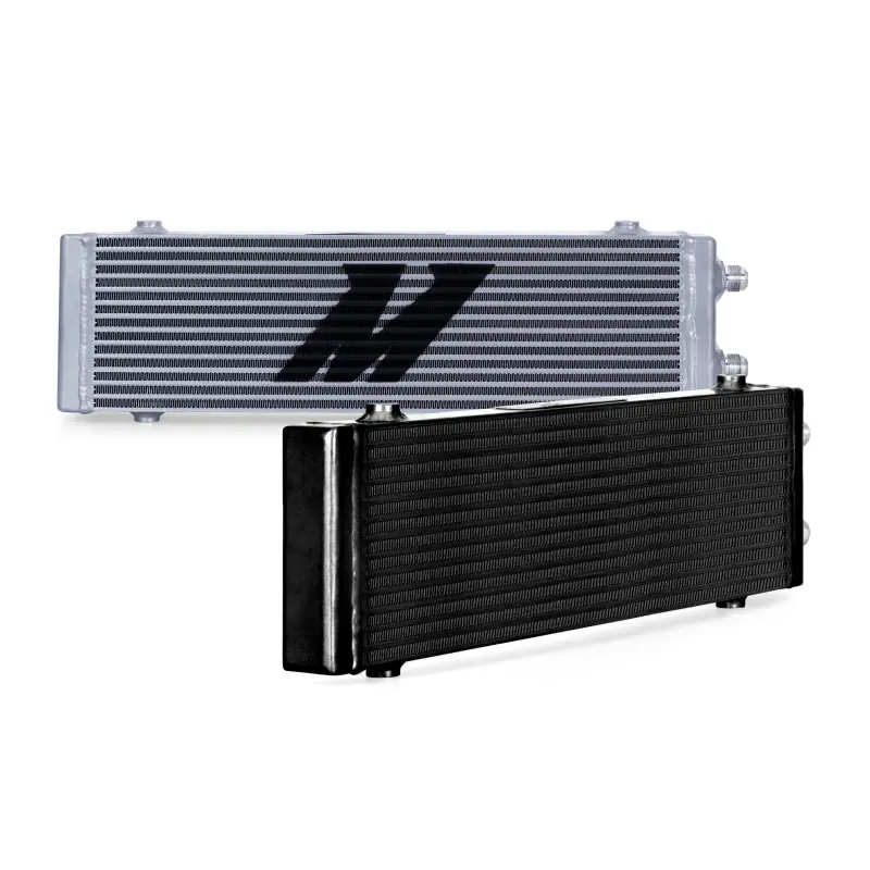 Mishimoto Universal Large Bar-And-Plate Dual-Pass Oil Cooler – Black Anodized 1