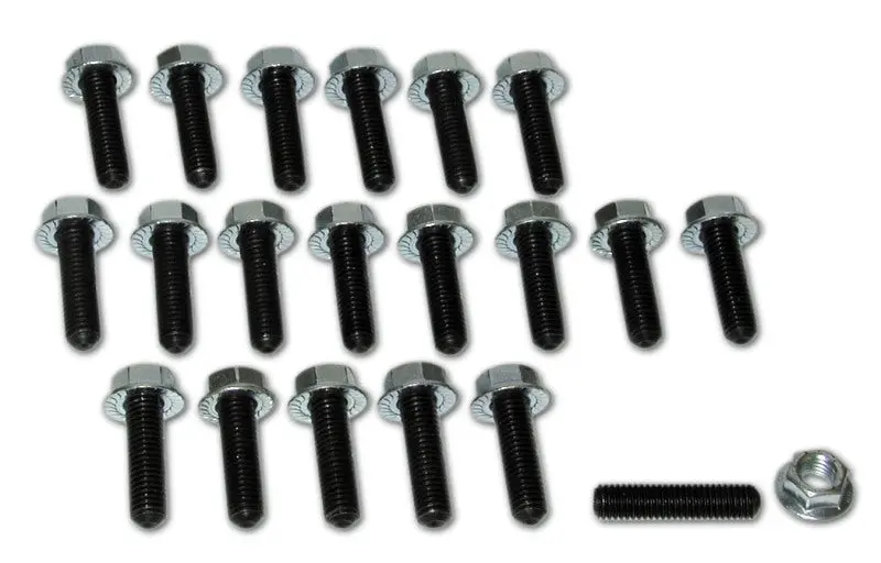 Moroso Oil Pan Stud Kit — 8Mm Steel — Designed For Toyota 2Tc, 3Tc, 2Tg, And 3Tg Engines — Set Of 20 1