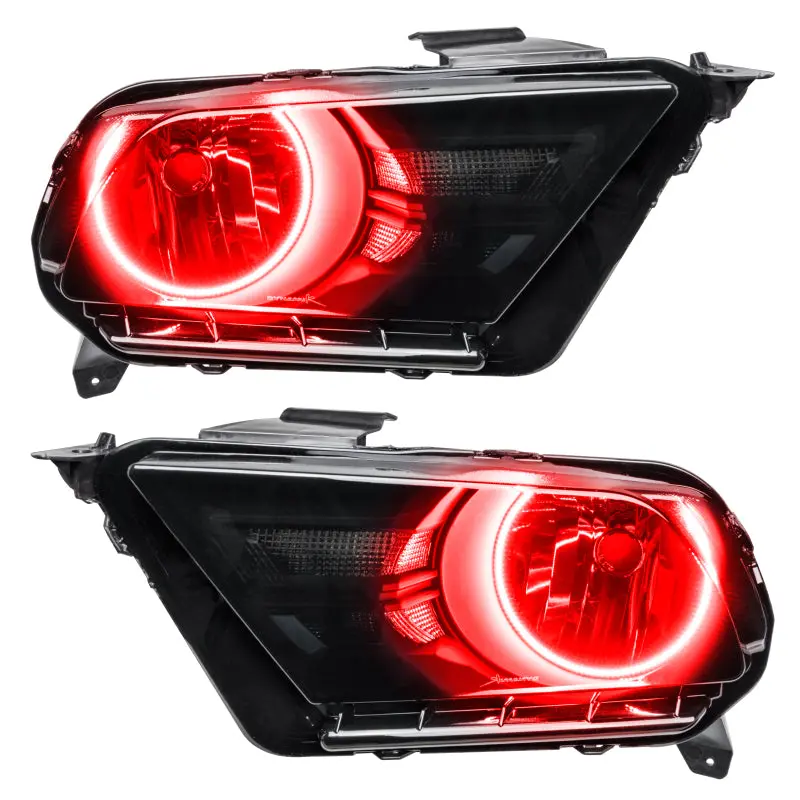 Oracle Red Led Headlight Accent Kit For 2010–2014 Ford Mustang – Non-Hid Smd Design 1