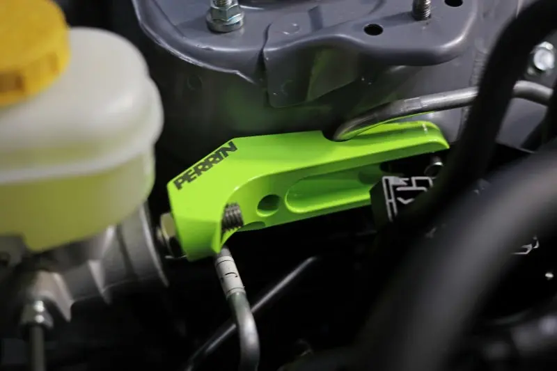 Perrin Master Cylinder Support Bracket For 2013–2020 & 2022 Subaru Brz And Toyota Gr86 – Neon Yellow 1
