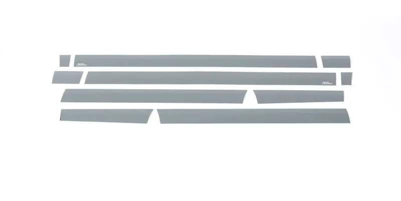 Putco Black Platinum Rocker Panel Trim For 2015–2020 Ford F-150 Regular Cab With 8-Foot Box – 10-Piece Set, 4.25-Inch Height 1