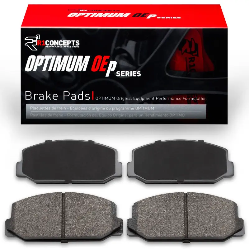 R1 Optimum Oe Brake Pads For 1970–1979 Toyota Carina – Front Axle Replacement Set 1