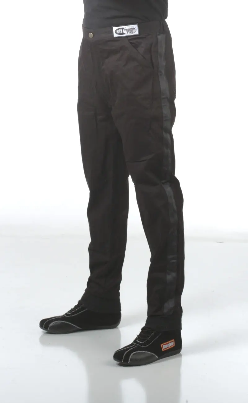Racequip Sfi-Certified Black Racing Pants (Size Xl, Model Sfi-1 1-L) 1