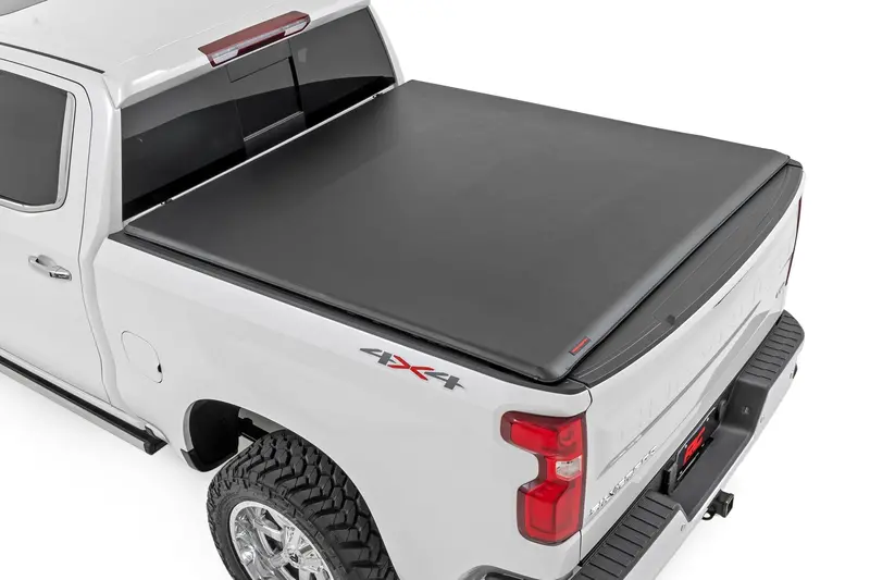 Rough Country Soft Roll-Up Tonneau Cover For 2019–2023 Chevy Silverado & Gmc Sierra 1500 – 5'10" Bed 1