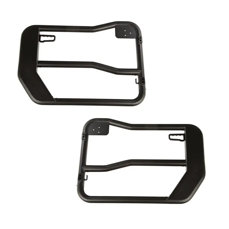 Rugged Ridge Fortis Front Tube Doors With Integrated Mirrors For 2018–2023 Jeep Wrangler Jl & Jt 1