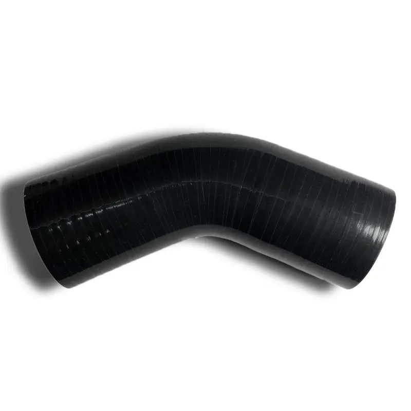Ticon Industries 4In High Temp 4-Ply Reinforced 45Deg Silicone Coupler 1