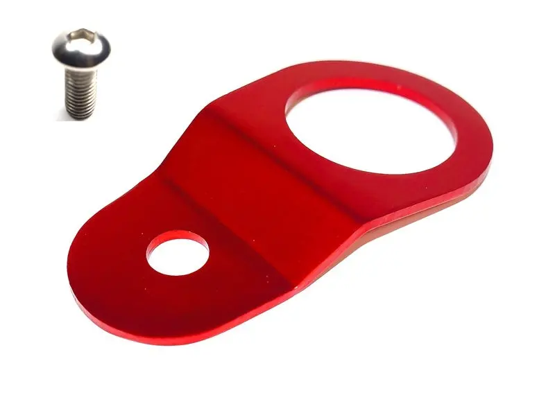 Torque Solution Radiator Mount ( Red) : Mitsubishi Evolution 7/8/9 1