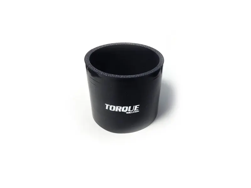 Torque Solution Universal 2.75-Inch Black Straight Silicone Coupler 1