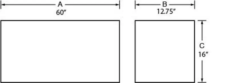 Tradesman 60-Inch Steel Top-Mount Truck Toolbox – White Finish 1