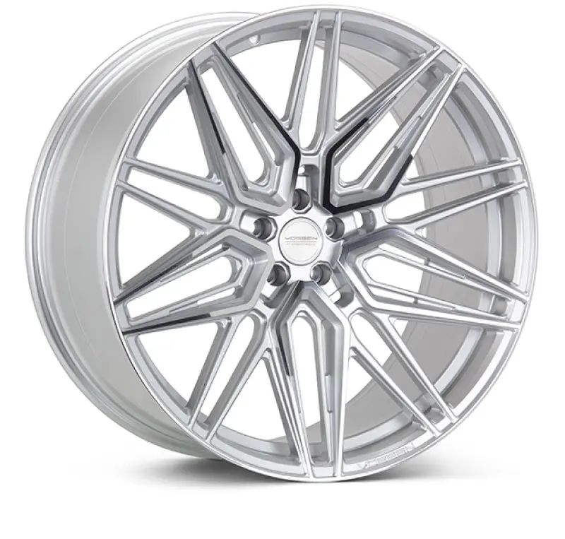 Vossen Hf-7 Forged Alloy Wheel – 19X8.5", 5X120 Bolt Pattern, Et30 Offset, Flat Face, Silver Polished 1