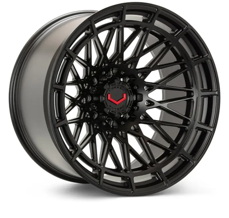 Vossen Lcx-03 24X14 - 8X170 - Et75 - Mega Deep - 125.1 - Satin Black Wheel 1