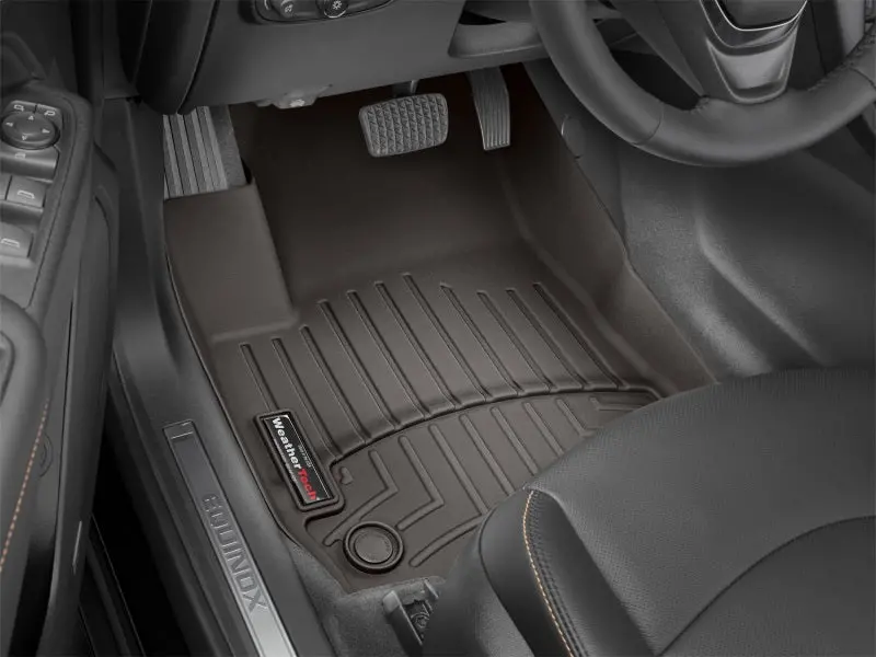 Weathertech 2008 Buick Enclave Front Floorliners - Cocoa (Fits Vehicles W/ Post Retention) 1