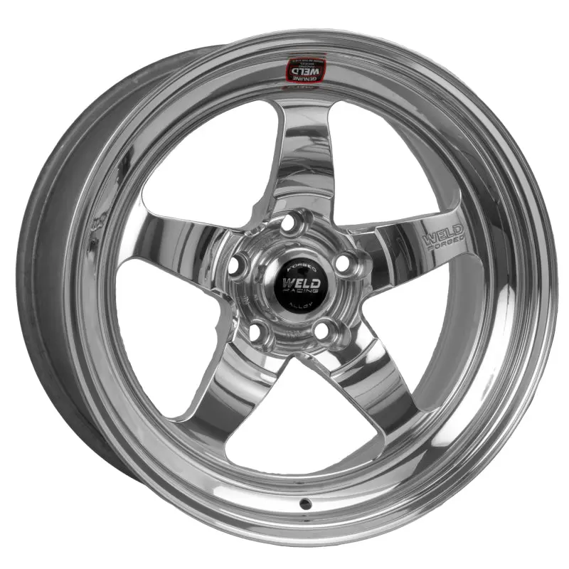 Weld S71 18X5 / 5X4.5 Bp / 3.2In. Bs Polished Wheel (Medium Pad) - Non-Beadlock 1