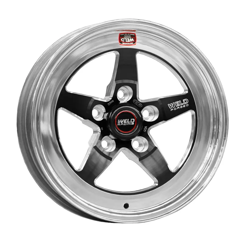 Weld S71 Black Wheel – 15×14.33", 5×4.75" Bolt Pattern, 3.5" Backspace, Non-Beadlock 1