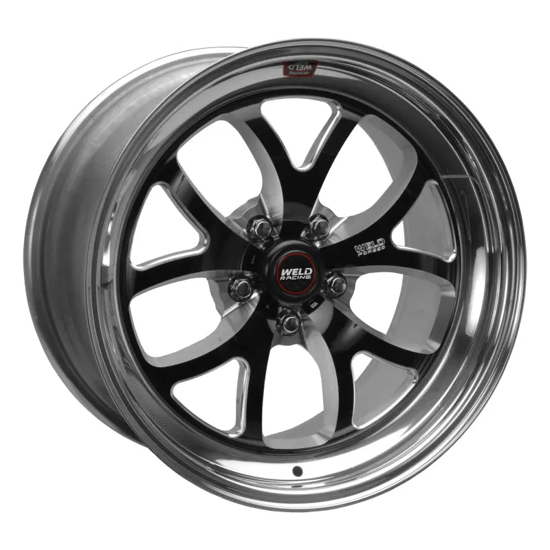 Weld S76 18X8 / 5X115 Bp / 5.1In. Bs Black Wheel (3.18 Id High Pad) 1