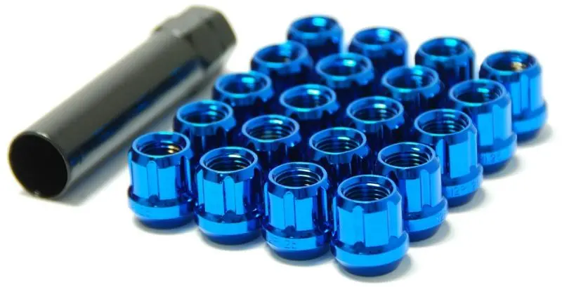 Wheel Mate Muteki Blue Open-End Lug Nuts – 12Mm X 1.25 Thread Pitch 1