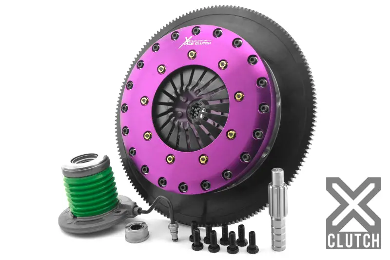 Xclutch Twin-Disc Ceramic Clutch Kit For 2005–2010 Ford Mustang Gt 4.6L – 9" Diameter, Solid Hub 1
