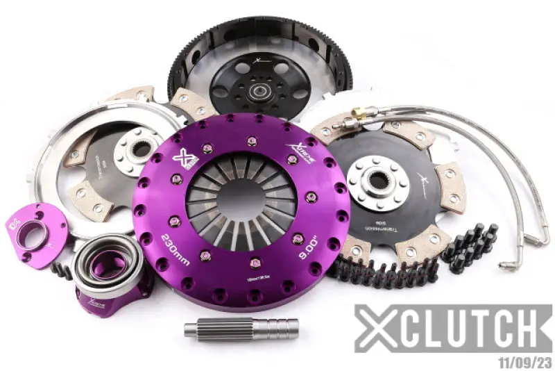 Xclutch Twin Solid Ceramic Clutch Kit For 1991–1992 Porsche 911 Turbo (3.3L, 9-Inch Flywheel) 1